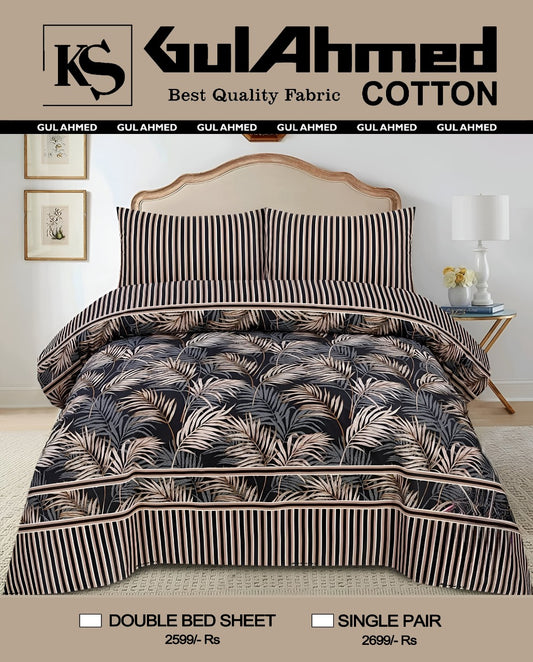 MIX COTTON KING BEDSHEET 3PCS