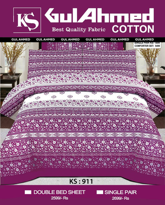 MIX COTTON KING BEDSHEET 3PCS