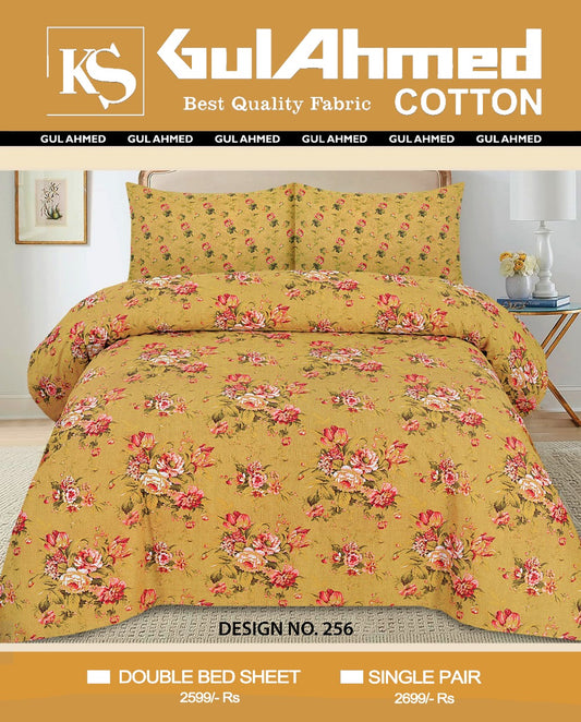 MIX COTTON KING BEDSHEET 3PCS