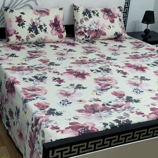 Export Double King  Bedsheet 3pcs