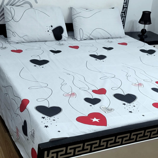 Export Double King  Bedsheet 3pcs
